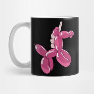 A light and dark pink unicorn balloon Mug